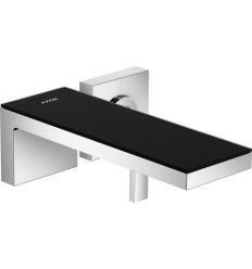Jednouchwytowa bateria umywalkowa z wylewką 221 mm, ścienna, podtynkowa chrom/czarne szkło AXOR MyEdition Axor (47060600)