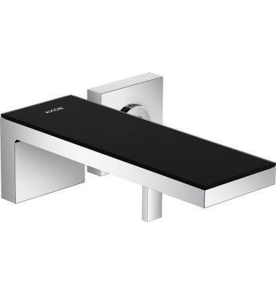 Jednouchwytowa bateria umywalkowa z wylewką 221 mm, ścienna, podtynkowa chrom/czarne szkło AXOR MyEdition Axor (47060600)