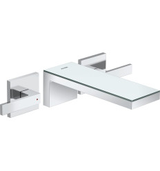 3-otworowa bateria umywalkowa z wylewką 221 mm, ścienna, podtynkowa Chrom/Szkło Lustrzane AXOR MyEdition Axor (47080000)