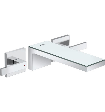 3-otworowa bateria umywalkowa z wylewką 221 mm, ścienna, podtynkowa Chrom/Szkło Lustrzane AXOR MyEdition Axor (47080000)