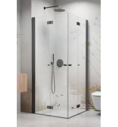 Kabina prysznicowa 80x80 Nes Brushed GunMetal KDD B Radaway (10024080-92-01L + 10024080-92-01R)
