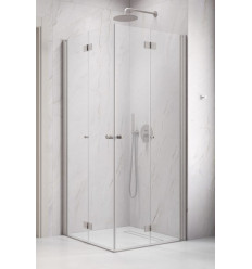 Kabina prysznicowa 80x80 Nes Brushed Nickel KDD B Radaway (10024080-91-01L + 10024080-91-01R)