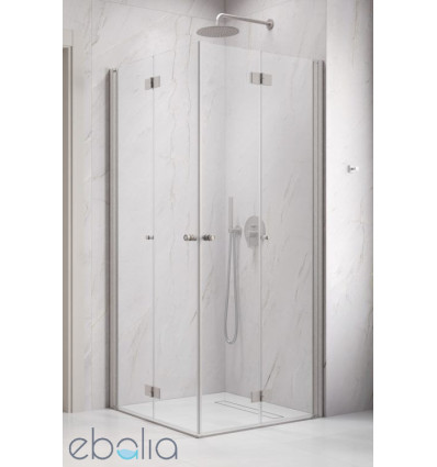 Kabina prysznicowa 80x80 Nes Brushed Nickel KDD B Radaway (10024080-91-01L + 10024080-91-01R)