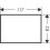 Płytka 117 Czarny Orzech czarny orzech AXOR MyEdition Axor (47908000)
