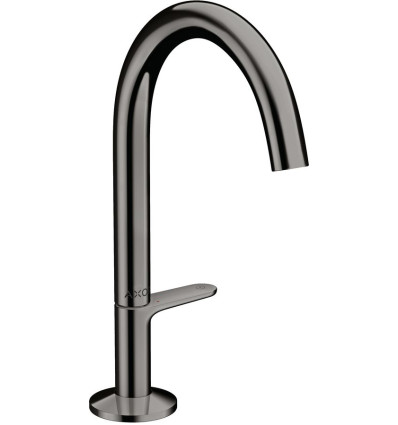 Bateria umywalkowa Select 170 z kompletem odpływowym Push-Open Czarny Chrom Polerowany AXOR One Axor (48020330)