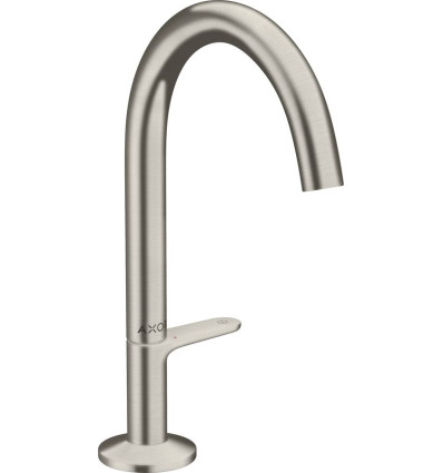 Bateria umywalkowa Select 170 z kompletem odpływowym Push-Open Stal Szlachetna Optyczna AXOR One Axor (48020800)