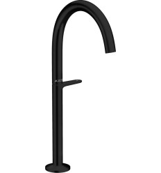 Bateria umywalkowa Select 260 do umywalek nablatowych z kompletem odpływowym Push-Open Czarny Matowy AXOR One Axor (48030670)