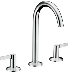 3-otworowa bateria umywalkowa 170 z kompletem odpływowym Push-Open Chrom AXOR One Axor (48050000)