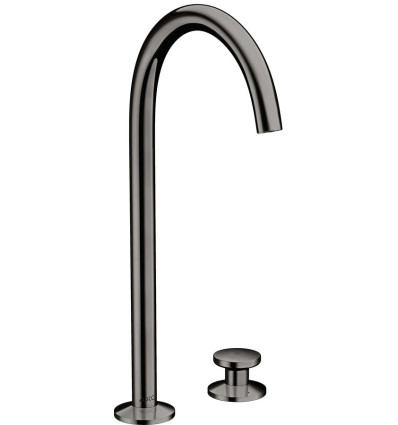 2-otworowa bateria umywalkowa Select 260 z kompletem odpływowym Push-Open Czarny Chrom Polerowany AXOR One Axor (48060330)