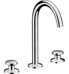 3-otworowa bateria umywalkowa Select 170 z kompletem odpływowym Push-Open Chrom AXOR One Axor (48070000)