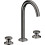 3-otworowa bateria umywalkowa Select 170 z kompletem odpływowym Push-Open Czarny Chrom Polerowany AXOR One Axor (48070330)