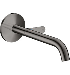 Bateria umywalkowa Select z wlewką 220 mm, ścienna, podtynkowa Czarny Chrom Polerowany AXOR One Axor (48112330)