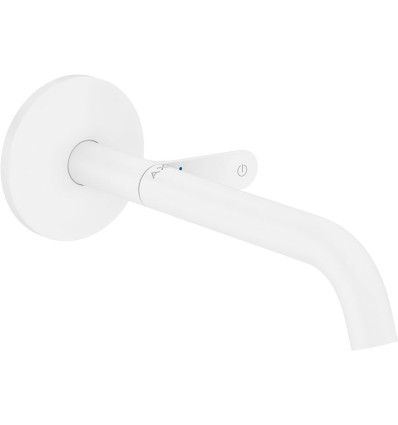 Bateria umywalkowa Select z wlewką 220 mm, ścienna, podtynkowa Biały Matowy AXOR One Axor (48112700)