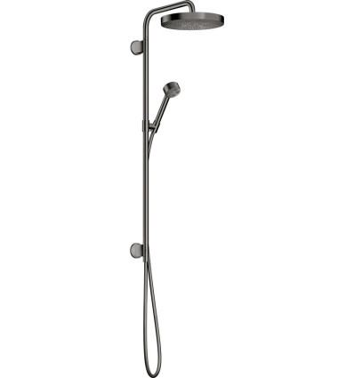 Komplet prysznicowy 280 1jet, podtynkowy Czarny Chrom Polerowany AXOR One Axor (48790330)