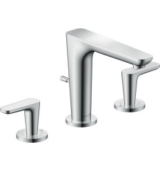 3-otworowa bateria umywalkowa 125 z kompletem odpływowym z cięgłem Chrom AXOR Citterio C Axor (49060000)