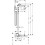 Jednouchwytowa bateria wannowa, wolnostojąca, szlif kwadratowy Nikiel Szczotkowany AXOR Citterio C Axor (49441820)
