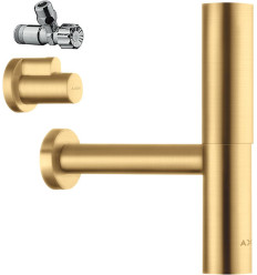 AXOR Syfon ozdobny Flowstar, zestaw Złoty Optyczny Szczotkowany Axor (51304250)