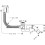 AXOR Kompletny syfon wannowy z przelewem, standardowy Chrom Axor (58316000)