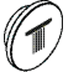 AXOR Symbol strumień Rain duży do modułu Select Chrom Axor (93308000)