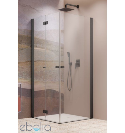 Kabina prysznicowa 80x80 Nes Brushed GunMetal KDD B / KDD I Radaway (10024080-92-01L + 10015080-92-01R)