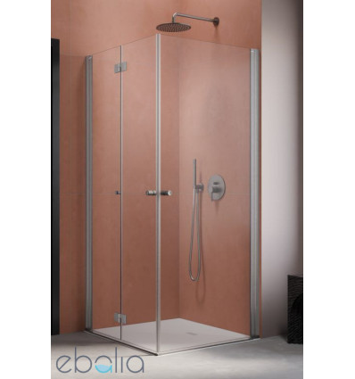 Kabina prysznicowa 80x80 Nes Brushed Nickel KDD B / KDD I Radaway (10024080-91-01L + 10015080-91-01R)