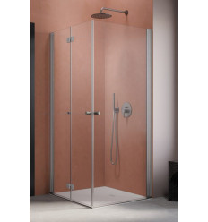 Kabina prysznicowa 80x80 Nes Brushed Nickel KDD B / KDD I Radaway (10024080-91-01L + 10015080-91-01R)
