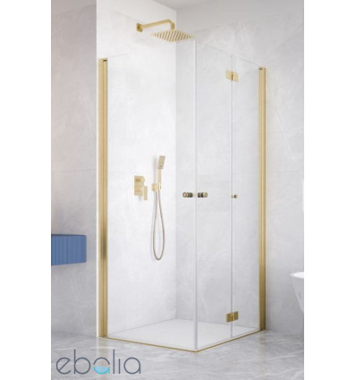 Kabina prysznicowa 80x80 Nes Brushed Gold KDD B / KDD I Radaway (10015080-99-01L + 10024080-99-01R)