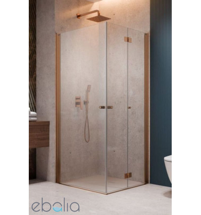 Kabina prysznicowa 80x80 Nes Brushed Copper KDD B / KDD I Radaway (10015080-93-01L + 10024080-93-01R)