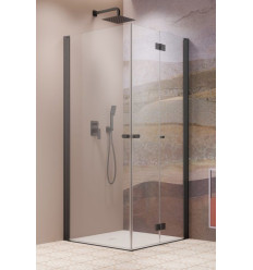 Kabina prysznicowa 80x80 Nes Brushed GunMetal KDD B / KDD I Radaway (10015080-92-01L + 10024080-92-01R)