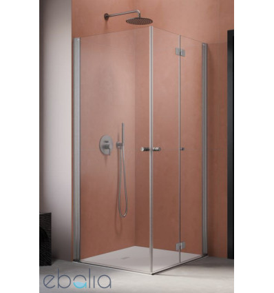 Kabina prysznicowa 80x80 Nes Brushed Nickel KDD B / KDD I Radaway (10015080-91-01L + 10024080-91-01R)