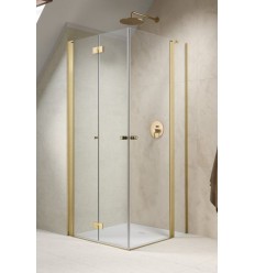 Kabina prysznicowa 80x80 Nes Brushed Gold KDD B / KDD II Radaway (10024080-99-01L + 10016080-99-01R)