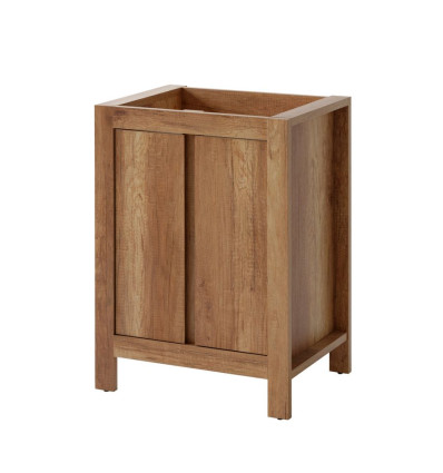 Szafka pod umywalkę 60cm 2 drzwi Classic Oak Comad (CLASSIC OAK 820 -60CM FSC)
