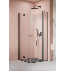 Kabina prysznicowa 80x80 Nes Brushed GunMetal KDD B / KDD II Radaway (10024080-92-01L + 10016080-92-01R)