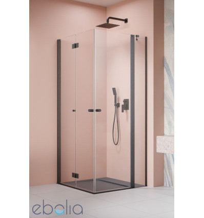 Kabina prysznicowa 80x80 Nes Brushed GunMetal KDD B / KDD II Radaway (10024080-92-01L + 10016080-92-01R)