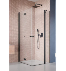 Kabina prysznicowa 80x80 Nes Black KDD B / KDD II Radaway (10024080-54-01L + 10016080-54-01R)