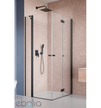 Kabina prysznicowa 80x80 Nes Black KDD B / KDD II Radaway (10016080-54-01L + 10024080-54-01R)