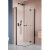 Kabina prysznicowa 80x80 Nes Black KDD B / KDD II Radaway (10016080-54-01L + 10024080-54-01R)