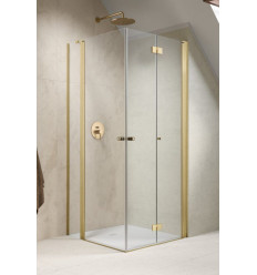 Kabina prysznicowa 80x80 Nes Brushed Gold KDD B / KDD II Radaway (10016080-99-01L + 10024080-99-01R)