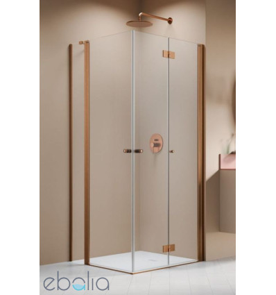 Kabina prysznicowa 80x80 Nes Brushed Copper KDD B / KDD II Radaway (10016080-93-01L + 10024080-93-01R)