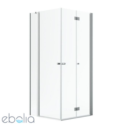 Kabina prysznicowa 80x80 Nes Brushed Nickel KDD B / KDD II Radaway (10016080-91-01L + 10024080-91-01R)