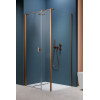 Kabina prysznicowa 100x70 Nes Brushed Copper KDS I Radaway (10023100-93-01L + 10043070-93-01)