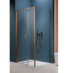Kabina prysznicowa 100x70 Nes Brushed Copper KDS I Radaway (10023100-93-01L + 10043070-93-01)