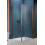 Kabina prysznicowa 100x70 Nes Brushed Copper KDS I Radaway (10023100-93-01R + 10043070-93-01)