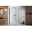 Kabina prysznicowa 100x70 Nes Brushed GunMetal KDS I Radaway (10023100-92-01L + 10043070-92-01)