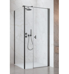 Kabina prysznicowa 100x70 Nes Brushed GunMetal KDS I Radaway (10023100-92-01R + 10043070-92-01)