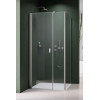 Kabina prysznicowa 100x70 Nes Brushed Nickel KDS I Radaway (10023100-91-01L + 10043070-91-01)