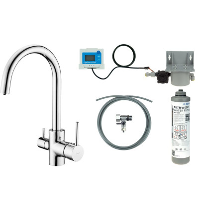 Bateria kuchenna z zestawem do filtracji wody Deante (BCHF064M)