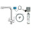 Bateria kuchenna z zestawem do filtracji wody Deante (BCHF065M)