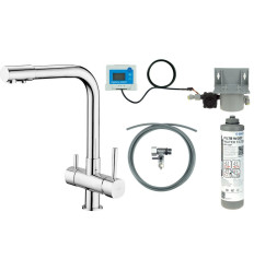Bateria kuchenna z zestawem do filtracji wody Deante (BCHF065M)