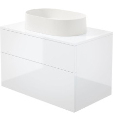 Szafka umywalkowa z umywalką granitową - 55x35 cm Deante (SD6B8SAU6S)